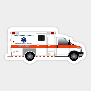 Jefferson County EMS TN ambulance Sticker